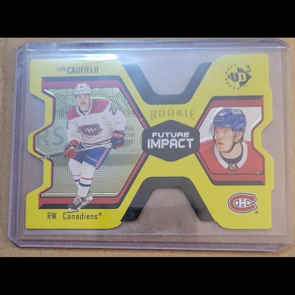 Cole Caufield Upper Deck Rookie Future Impact Die-Cut /1000